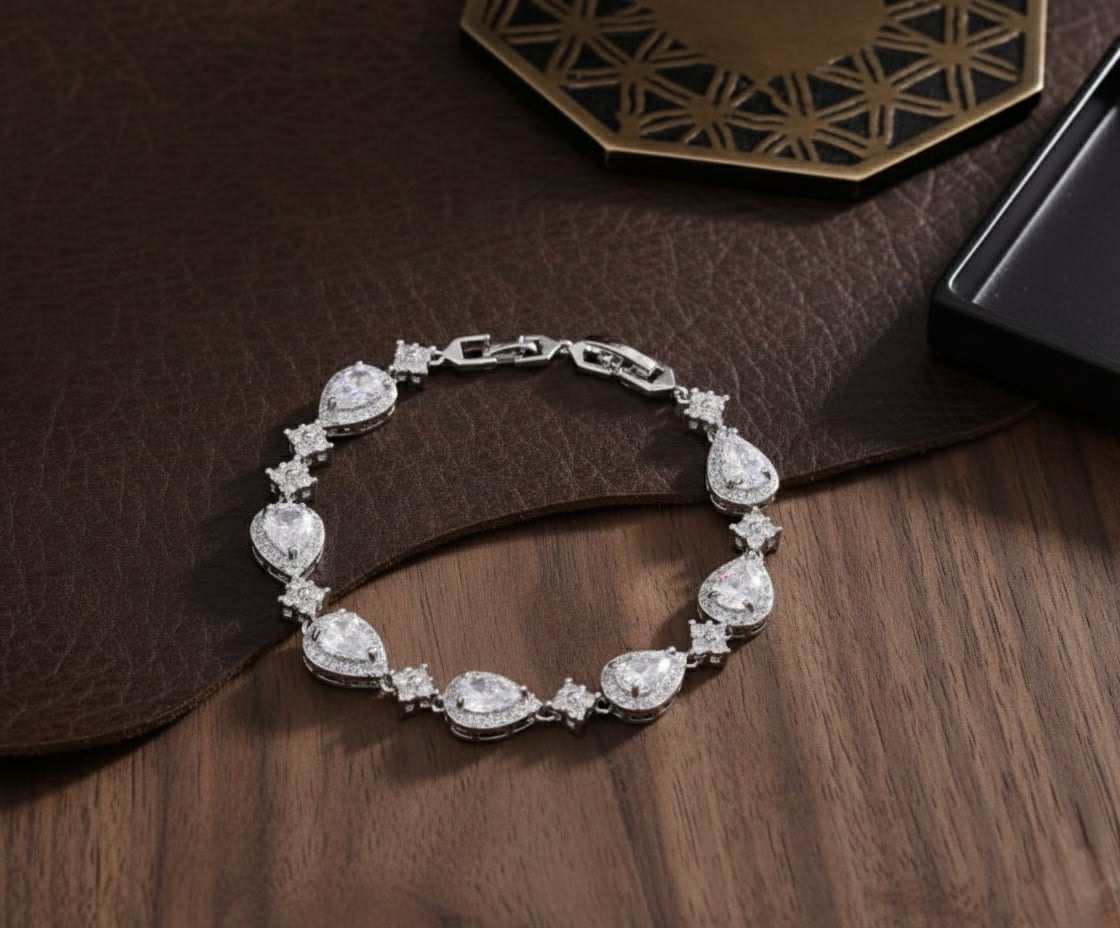 Stars and Teardrops Stylish Bracelet